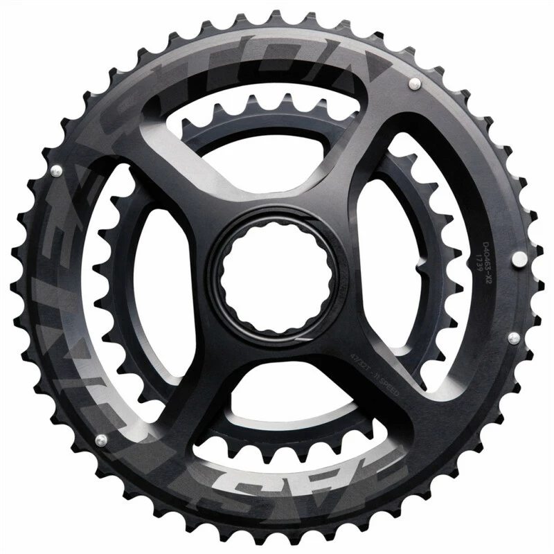 Easton EA90 Chainring Set 46/30 11SPD BLK Black 1 Easton EA90 Chainring Set 46/30 11SPD BLK Black