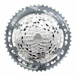 Ethirteen Kassette Helix Race 9-45T 12Speed, Grey, SRAM XD Drivers Only, Fits Shimano & Sram Drivetrain