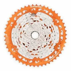 Ethirteen Kassette Helix Race 9-50 12Speed, Naranja, SRAM XD Drivers Only, Fits Shimano &amp; Sram Drivetrain