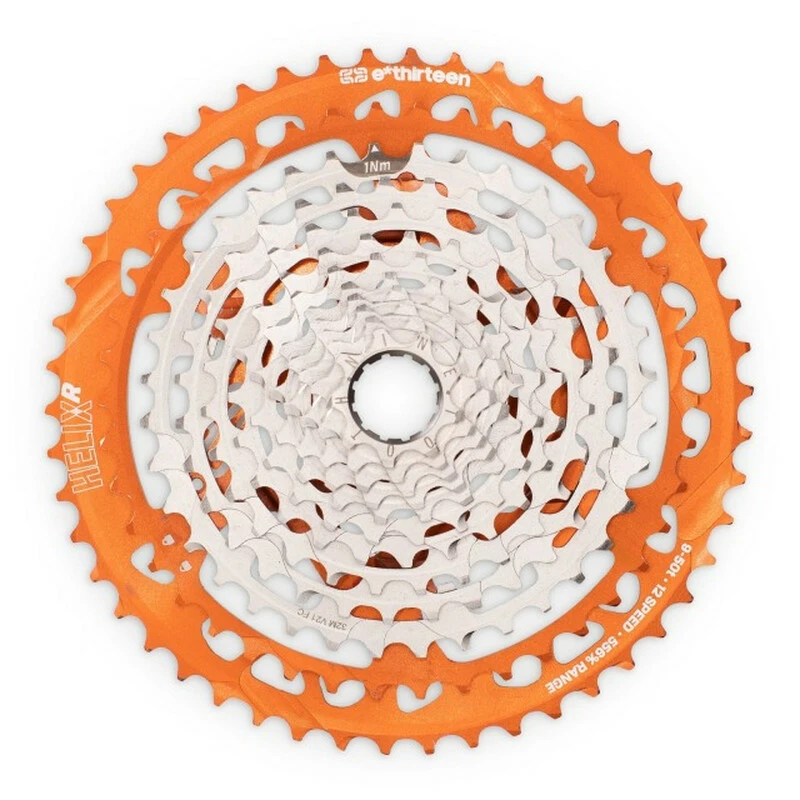 Ethirteen Kassette Helix Race 9-50 12Speed, Naranja, SRAM XD Drivers Only, Fits Shimano & Sram Drivetrain 1 Ethirteen Kassette Helix Race 9-50 12Speed, Naranja, SRAM XD Drivers Only, Fits Shimano & Sram Drivetrain