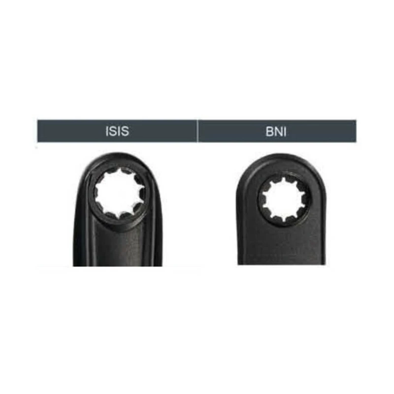 Kurbel 170 Mm Alu O. Schrauben ISIS Schwarz 2 Kurbel 170 Mm Alu O. Schrauben ISIS Schwarz – Bild 2