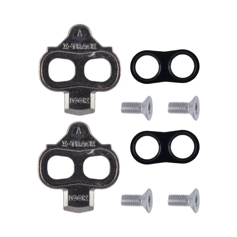 Look Cleats X-Track, Inkl. Elastomer-Plättchen U. Schrauben 1 Look Cleats X-Track, Inkl. Elastomer-Plättchen U. Schrauben