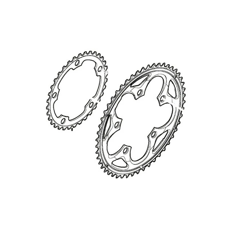 Shimano 105 14 Compact Kettenblatt 50 Zähne, Y-1M5 98010 FC-5750 1 Shimano 105 14 Compact Kettenblatt 50 Zähne, Y-1M5 98010 FC-5750