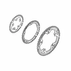 Shimano 105 14 Triple Kettenblatt 50 Z&auml;hne, Y-1M4 98030 FC-5703