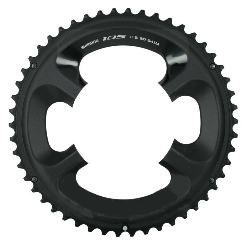 Shimano 105 18 Kettenblatt 50 Zähne, Y-1PH 98090 FC-5800 Schwarz 2 Shimano 105 18 Kettenblatt 50 Zähne, Y-1PH 98090 FC-5800 Schwarz – Bild 2