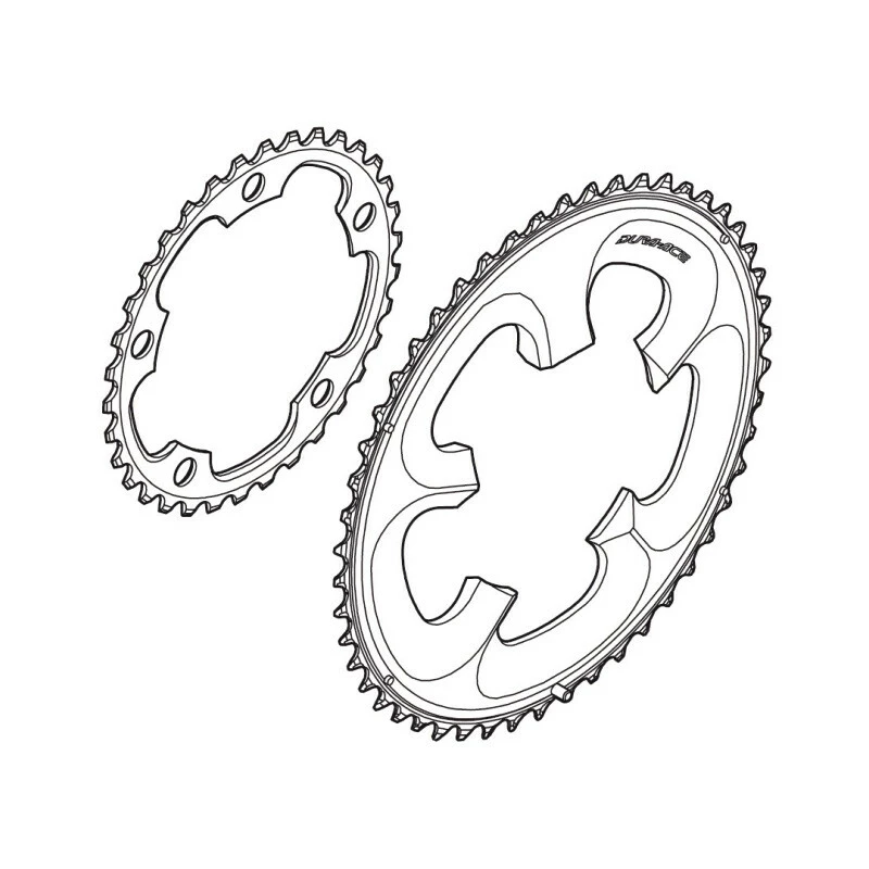 Shimano Dura Ace 12 Kettenblatt 34 Zähne, Y-1KZ 34000 FC-7900 2 Shimano Dura Ace 12 Kettenblatt 34 Zähne, Y-1KZ 34000 FC-7900 â Bild 2