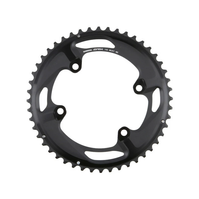 Shimano GRX810 20 Kettenblatt 48 Zähne, Y-0JR 98010 FC-RX810, 2x11-fach 2 Shimano GRX810 20 Kettenblatt 48 Zähne, Y-0JR 98010 FC-RX810, 2x11-fach – Bild 2