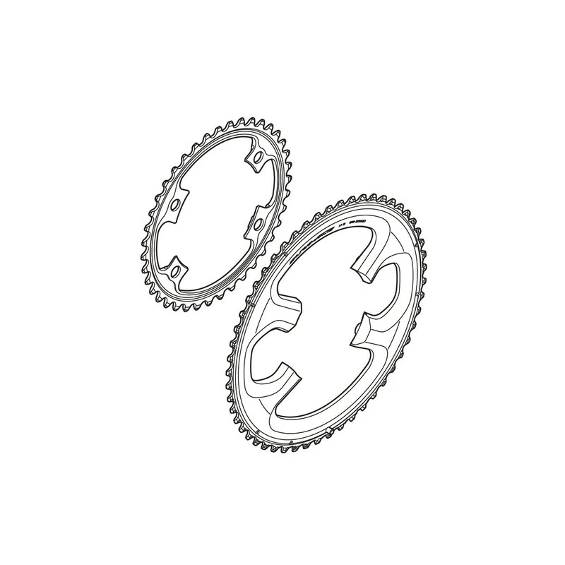 Shimano Kettenblatt Dura-Ace FC-9000 38 Zähne MC-Type Für 52-38 Zähne 1 Shimano Kettenblatt Dura-Ace FC-9000 38 Zähne MC-Type Für 52-38 Zähne