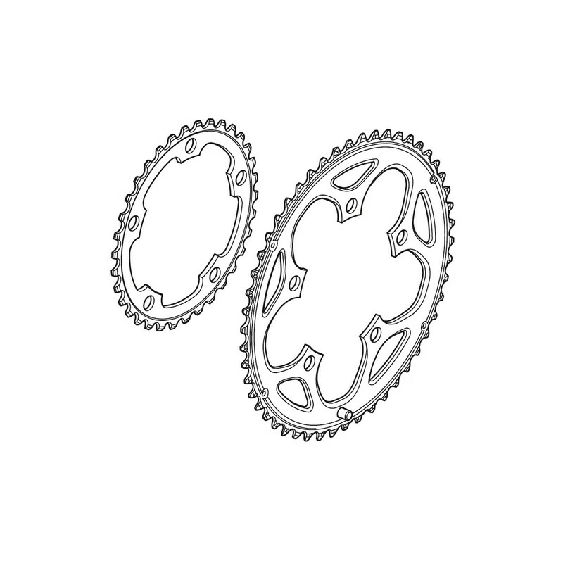 Shimano Kettenblatt Tiagra FC-4550 50 Zähne 1 Shimano Kettenblatt Tiagra FC-4550 50 Zähne