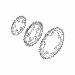 Shimano Kettenblatt Tiagra FC-4603 39 Z&auml;hne Silver