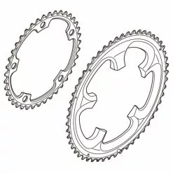 Shimano Kettenblatt Ultegra FC-6700 52 Z&auml;hne Grau