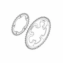 Shimano Ultegra 13 Compact Kettenblatt 34 Z&auml;hne, Y-1LL 34010 FC 6750-G Grau