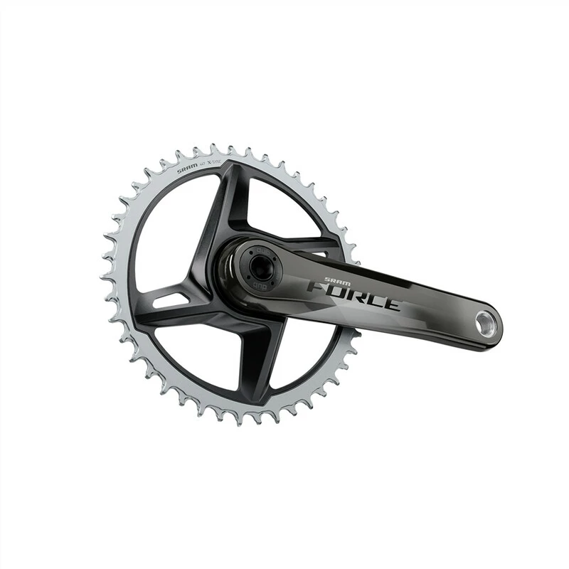 Sram Crankset Force ETap AXS 1x DirectMount DUB Natural Carbon 175mm/46t 2 Sram Crankset Force ETap AXS 1x DirectMount DUB Natural Carbon 175mm/46t – Bild 2