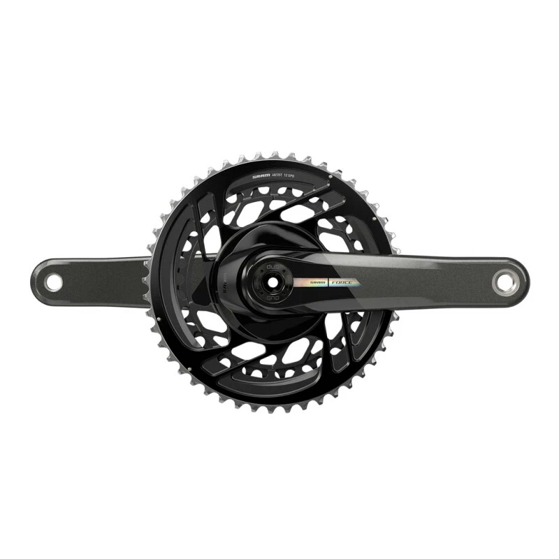 Sram Crankset Force ETap AXS 2x DUB Black/iridescent 167.5mm/50/37t 1 Sram Crankset Force ETap AXS 2x DUB Black/iridescent 167.5mm/50/37t