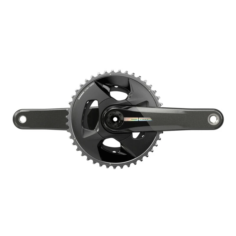 Sram Crankset Force ETap AXS Wide 2x DUB Black/iridescent 165mm/43/30t 1 Sram Crankset Force ETap AXS Wide 2x DUB Black/iridescent 165mm/43/30t