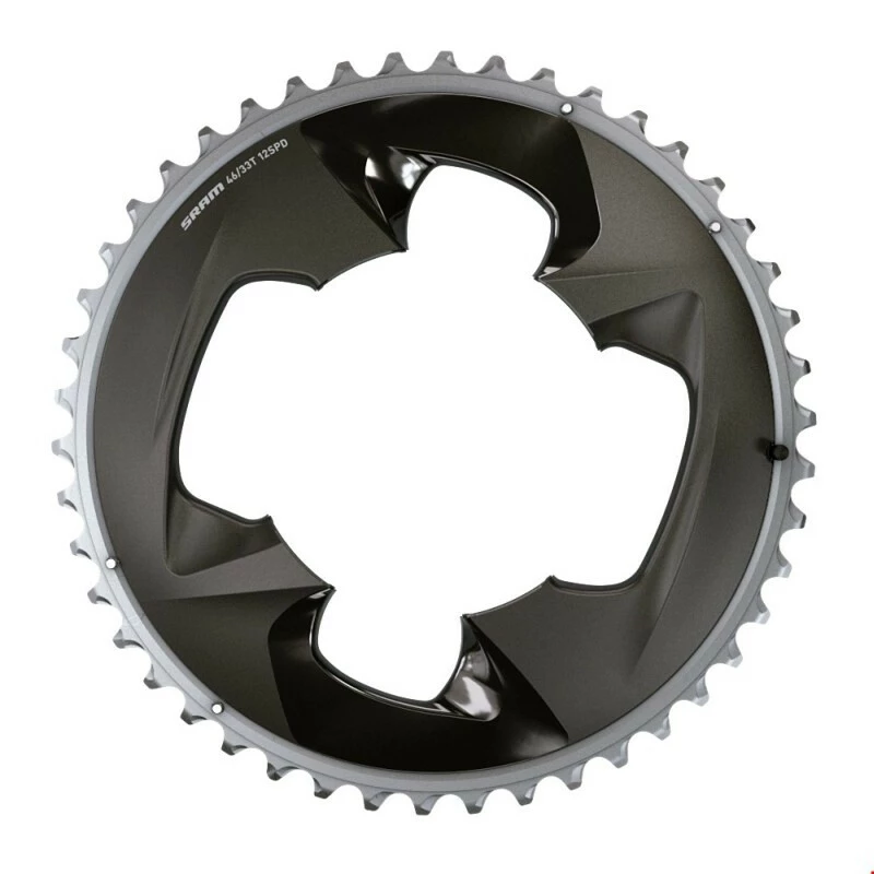 SRAM Force 20 Kettenblatt D1 Wide 43 Zähne, 94 BCD, 12-fach, Blast Black 1 SRAM Force 20 Kettenblatt D1 Wide 43 Zähne, 94 BCD, 12-fach, Blast Black