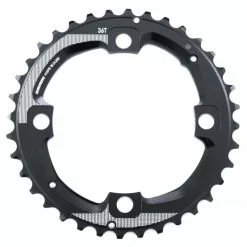SRAM Kettenblatt, 36 Z&auml;hne, 2x11, 104BCD, 11-fach, Kein Pin, Schwarz