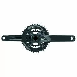SRAM Kurbel GX 2x10 170mm 38-24Z GXP All Mountain Guard Alu 1000 Schwarz