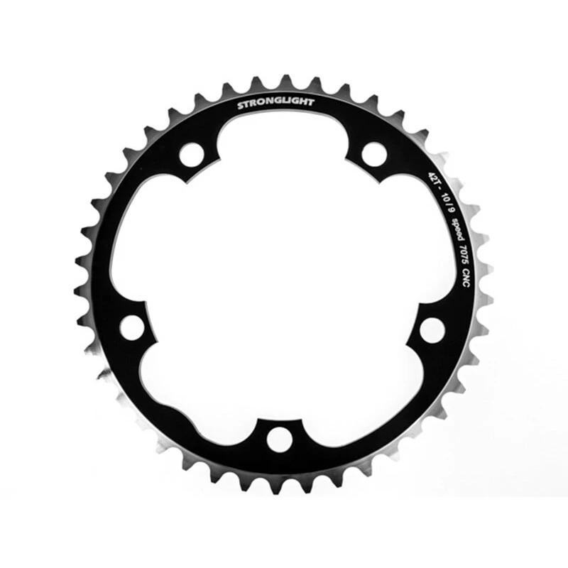 Stronglight Kettenblatt,TYPE S, 130,7075-T6, 42, Black, 10/9 Speeds,CSA,Double In 1 Stronglight Kettenblatt,TYPE S, 130,7075-T6, 42, Black, 10/9 Speeds,CSA,Double In